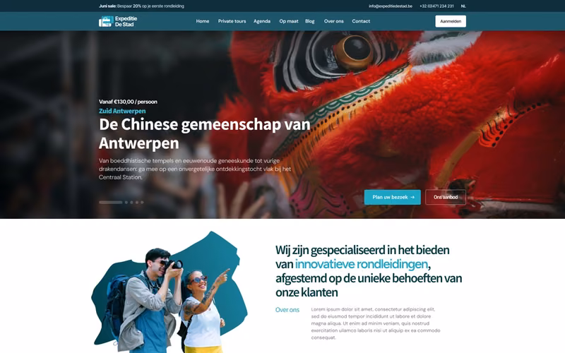 Homepage van Expeditie de Stad