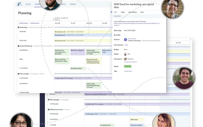 Husky Marketing Planner webapplicatie